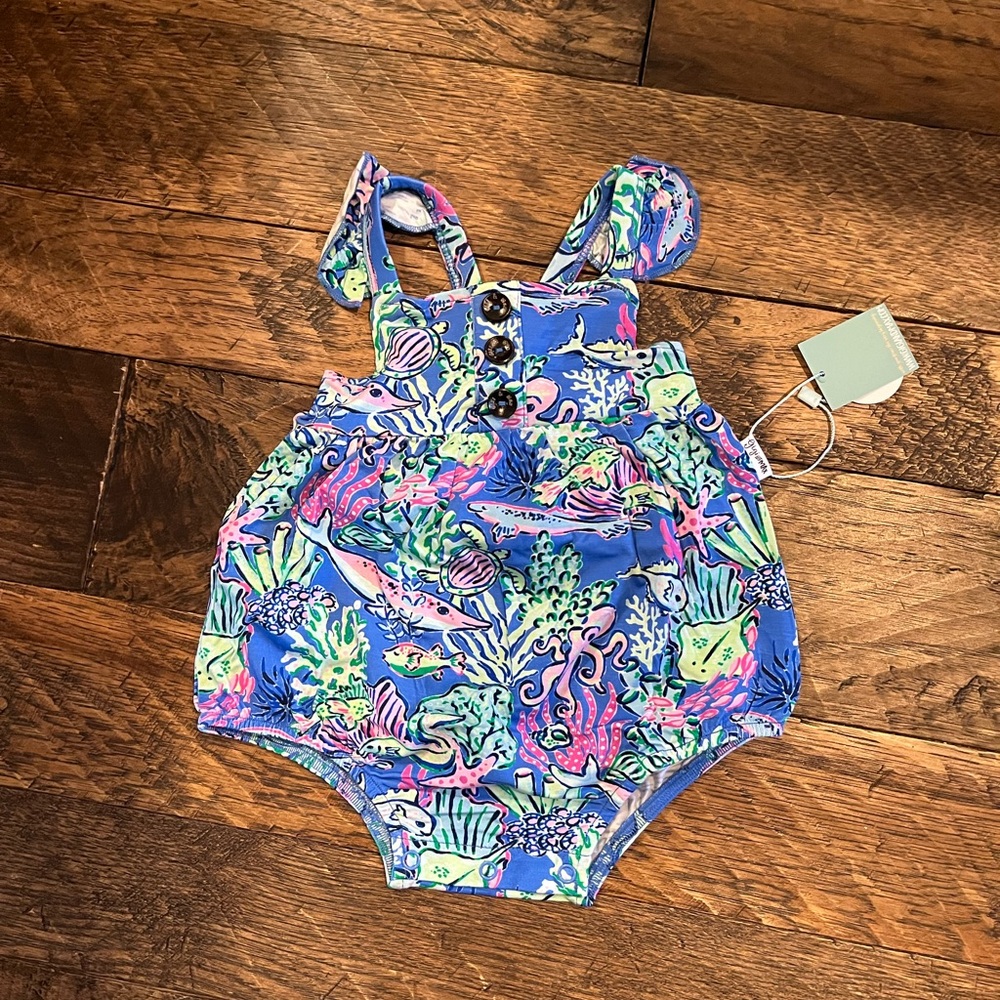 Gigi & Max Mira BUTTON BUBBLE Romper